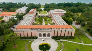 Vista aérea do museu